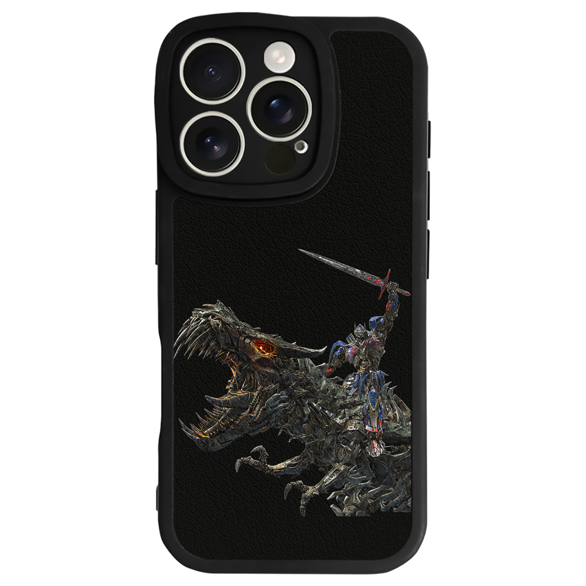 （画像用） Transformers トランスフォーマー 【iPhone 16シリーズ対応】シリコンスマホケース（レザー調） 材質：シリコン